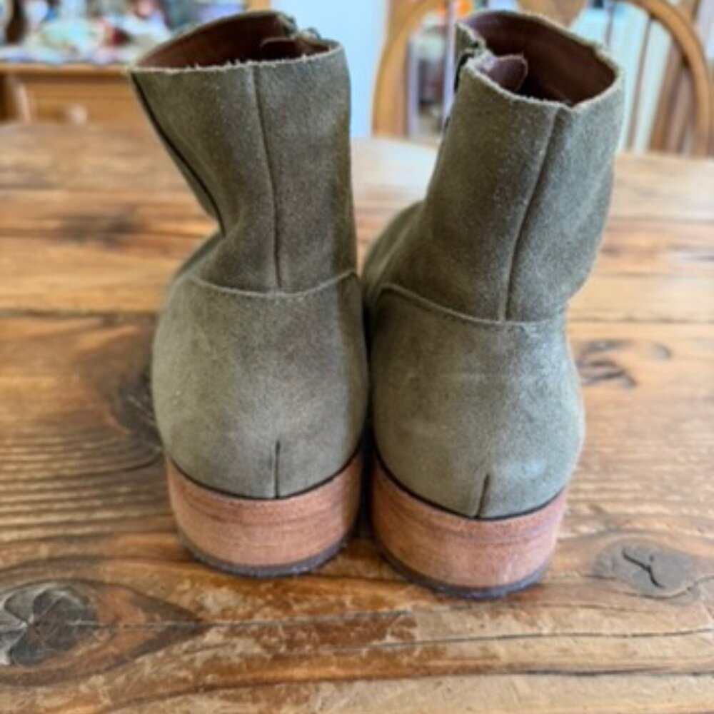 KORK-EASE GIBA OLIVE SUEDE BOOTIES SZ 10M - Picture 7 of 9